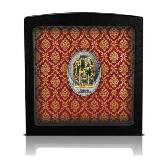 Niue 1 dollar Imperial Faberge Eggs Azov Memorial Egg Art PR70 PCGS Ag coin 2021