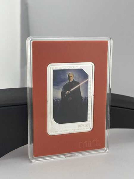 2023 Niue Star Wars Mint Trading Coin Card Count Dooku 1 oz silver #7 /150 Low