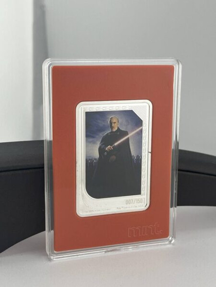 2023 Niue Star Wars Mint Trading Coin Card Count Dooku 1 oz silver #7 /150 Low