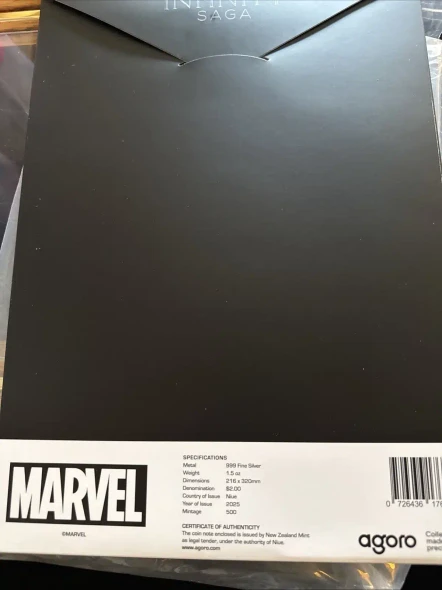 2025 Niue Marvel The Infinity Saga Thor The Dark World 1.5 oz Silver Foil