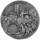 2022 - Around the World in 80 Days 150th Anniversary 3 oz Silver Coin 5$