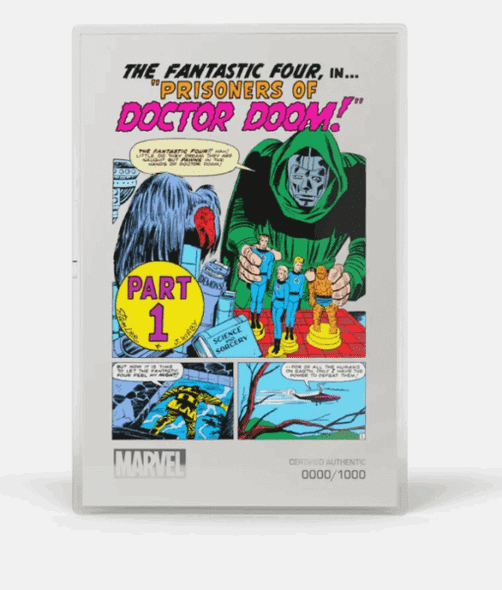 2025 - COMIX™ - Marvel Fantastic Four #5 Foil 1oz Silver COMIX Foil