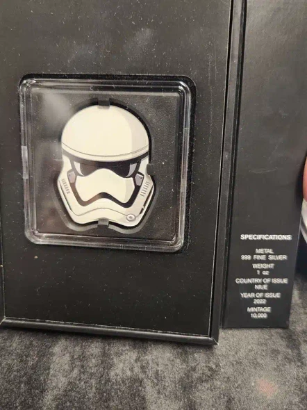 Star Wars The Faces Of The First Order STORMTROOPER 1 oz Silver Coin