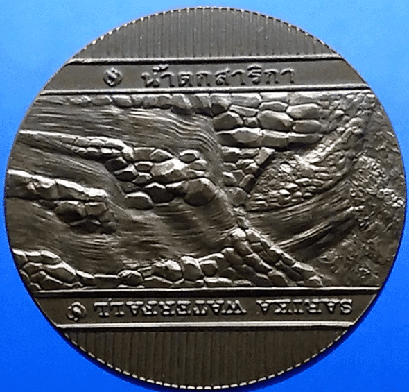 Provincial commemorative coin of Nakhon Nayok Province, 4 cm in size.
