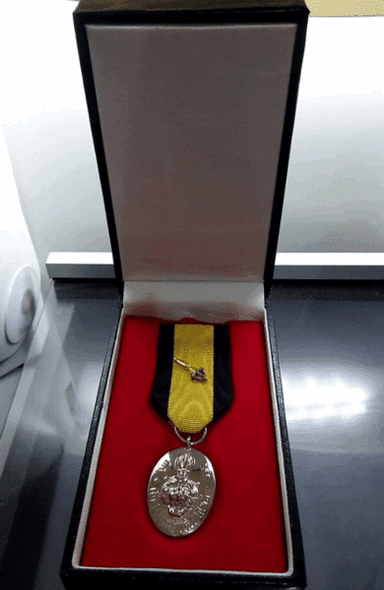 First Class Boy Scout Medal Ribbon with original box
