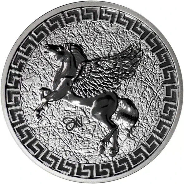 2022 St. Helena Pegasus "Jennie Norris" 1 oz Silver £1 BU Coin in capsule