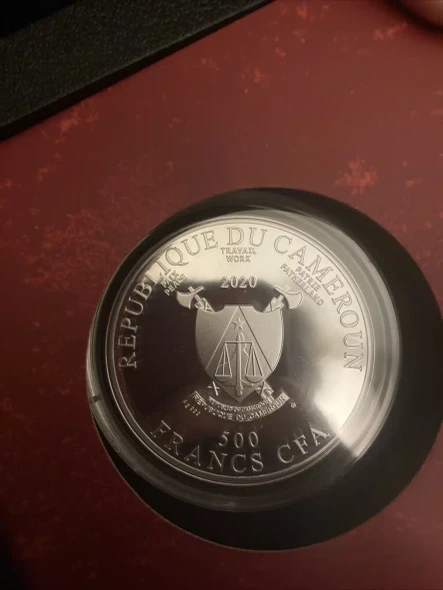 2020 - You and Me Proof Silver Coin 500 Francs Cameroon