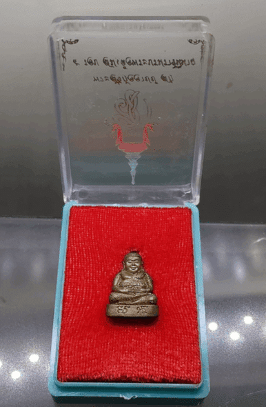 Phra Sangkachai, 5th cycle, Her Majesty the Queen, silver alloy, height 17 mm, year 1992, with original case