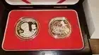 1998 CHINA SILVER COINS SET 60TH ANNIVERSARY DR. NORMAN BETHUNE ARRIVAL IN CHINA
