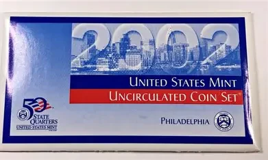 2002 - United States Mint Uncirculated Coin Set Philadelphia Mint