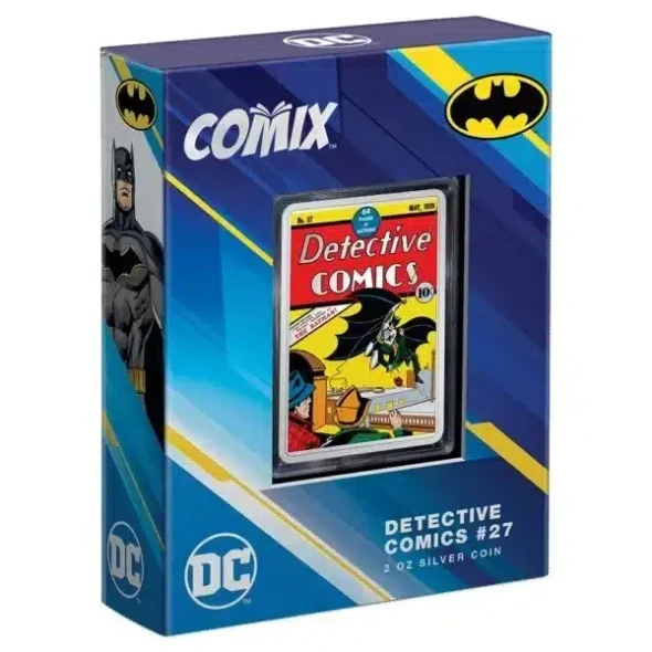 2023 - DETECTIVE COMICS 27 Batman DC Comix 2 Oz Silver Coin 5$ Niue