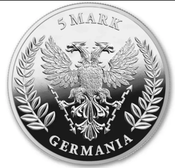 2022 Germania 10oz Silver BU Coin