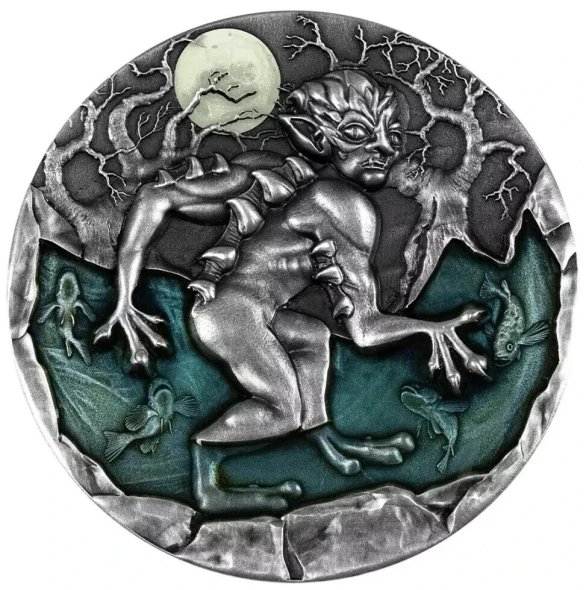 2022 - Drowner 2 oz Antique finish Silver Coin 5$ Niue
