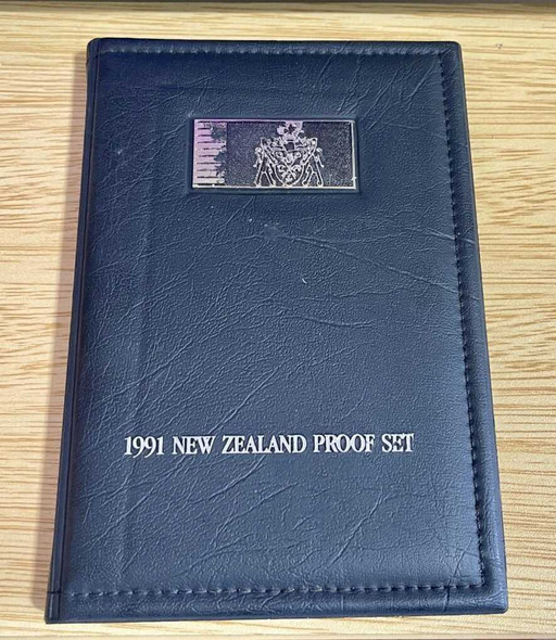 1991 - Silver Proof Coin Set - Rugby World Cup - New Zealand