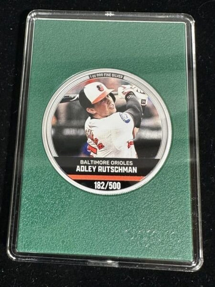 2024 Niue Agoro Mint MLB Trading Card Coins 1 Oz - Adley Rutschman #182/500