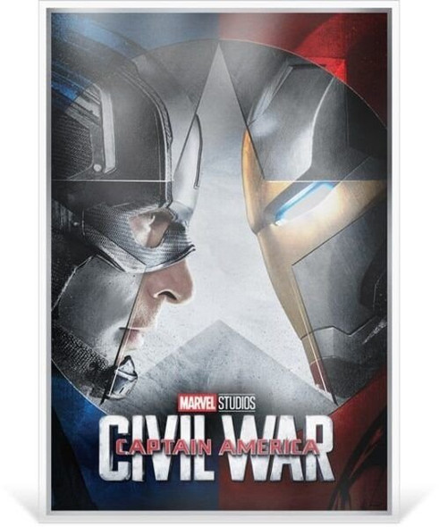 2025 46.61g Niue Silver Captain America: Civil War PP