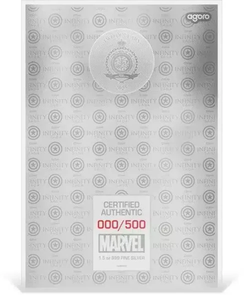 2025 46.61g Niue Silver Captain America: Civil War PP