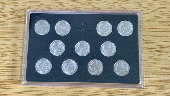 2005 CHINA ZHONG GUO YING BI "YI FEN" Coin Set