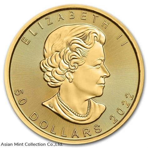 2022 - Maple Leaf Canada Silber + Rhodium Gold 1 oz / Unze