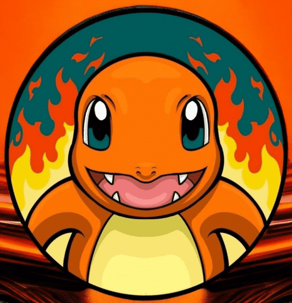 Pokemon Gotta Catch 'Em All CHARMANDER Enameled 1 oz Silver Round Coin charizard