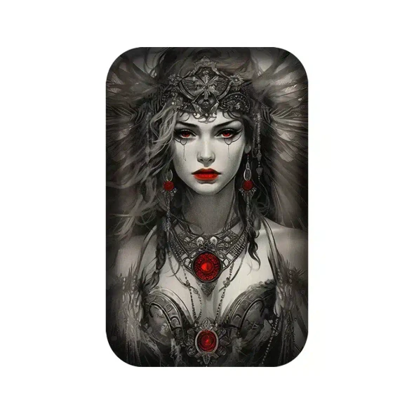 2024 - FREYJA Germania Goddess 2oz Silver Antique Colored Cast Bar 999 Made FIRST ISSUE