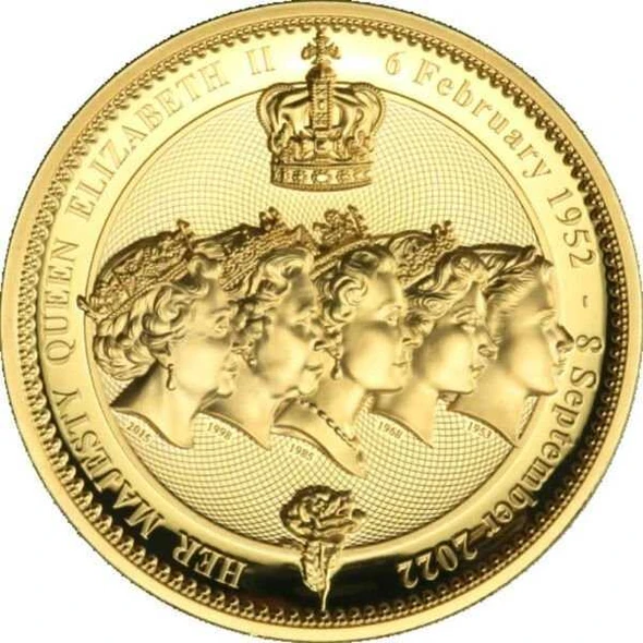2022 - Niue 1 Dollar - Elizabeth II Queen Elizabeth