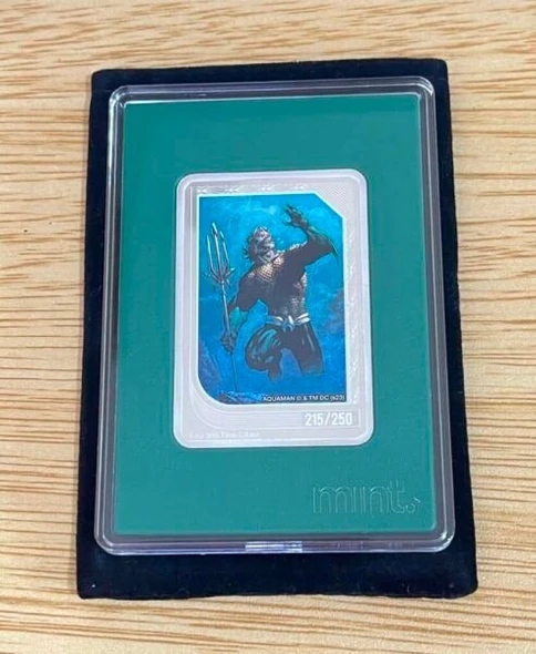 2023 Niue DC Mint Trading Coins Aquaman - Limited Mintage 215/250