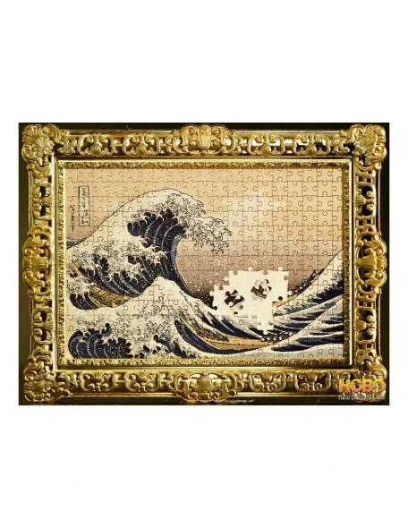 2021 - Niue World famous painting jigsaw series Kanagawa waves silver&copper coin