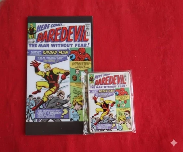 Marvel Vintage Comics #1 "Daredevil" 1 troy oz .999 Silver Art Bar with COA 250