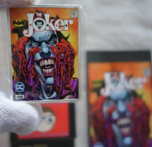 DC Comics The "JOKER" #1 Variant Cover- 1 oz .999 Fine Silver Art Bar w. COA 250