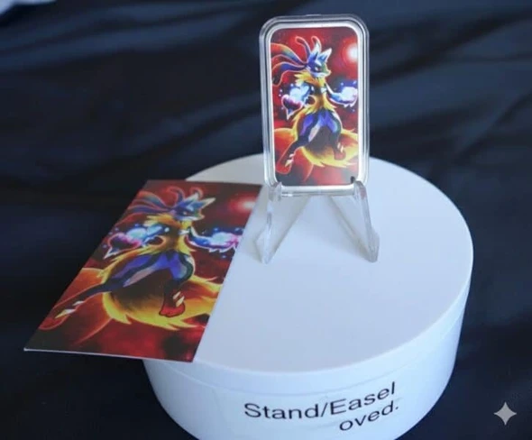 Mega Lucario Pokémon Trading Card ~ 1 troy oz .999 Fine Silver Proof Color Bar