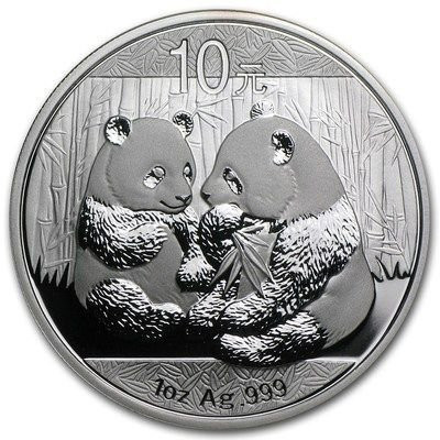 2009 Chinese Panda 1 oz Silver Coin BU