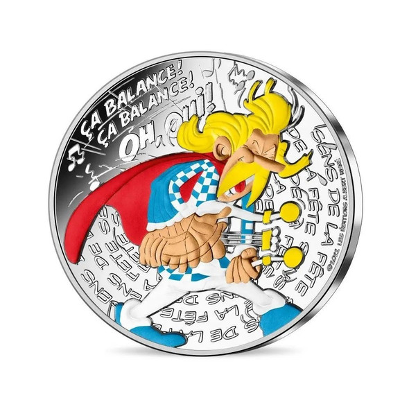 2022 - Coin of Paris - Asterix - Meaning of late celebration - 10 €