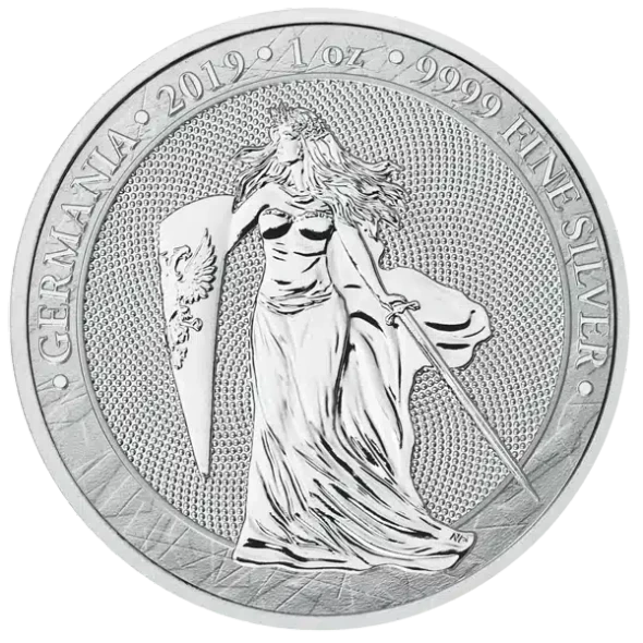 2019 Germania 5 Mark 1oz .999 fine Bunc Collectors editions & Silver Proof Coin