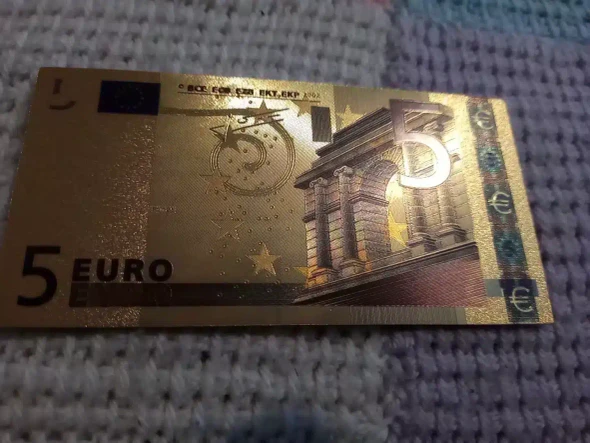 2002 - Coin | Coin Goldnote 5 Euro Fine Gold 999/1000 | Fine Gold 999/1000