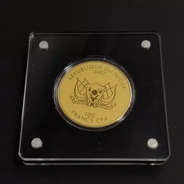 2022 - 999 Gold 1/200oz Coin Double Eagle Coin Niger 100 Francs Fine Gold