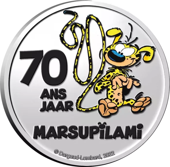 2022 - Belgium 5 Euro 70 Years Marsupilami