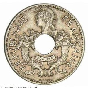 1938 - French Indochina Coin 5 Cents INDOCHINE FRANCAISE