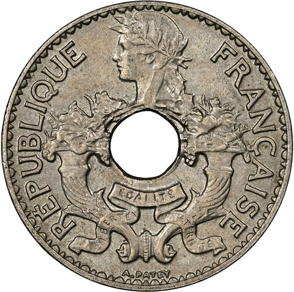 1937 - French Indochina Coin 5 Cents INDOCHINE FRANCAISE