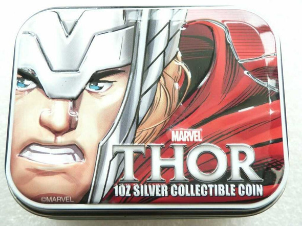 2014 Niue Marvel The Avengers Thor $2 Silver Proof 1oz Coin Box Coa physical Licensed & Pop Culture New Zealand Mint