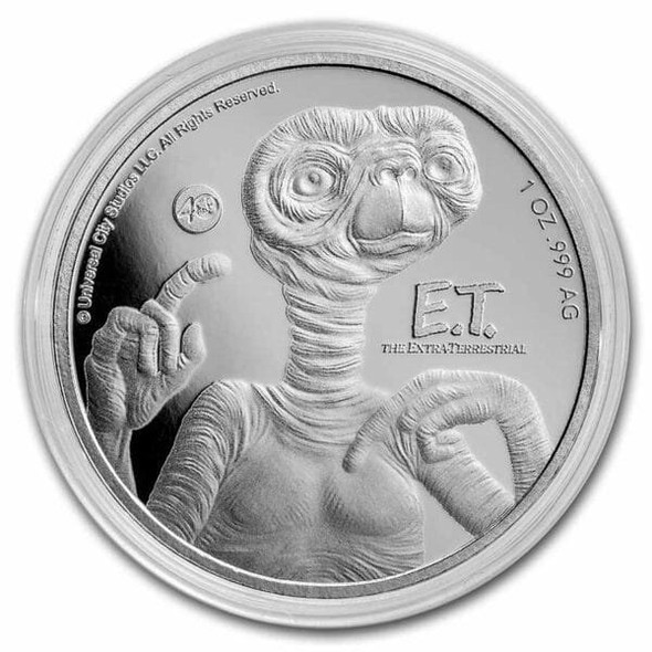 2022 - E.T. - The Extra-Terrestrial™ - 40th Anniversary 1 Oz Silver