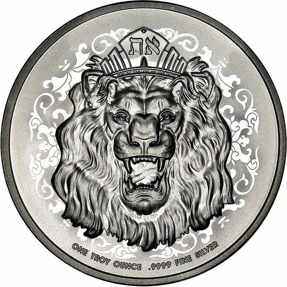 2021 - 1 oz $2 NZD Niue Roaring Lion Silver Coin BU