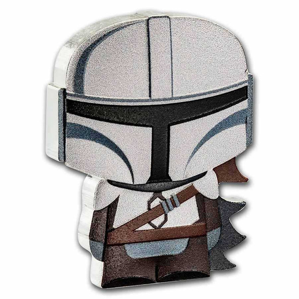 2021 Niue Star Wars "The Mandalorian" 1 oz Silver Chibi Coin