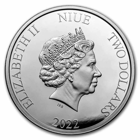 2022 Niue Star Wars™ The Bad Batch™ - Hunter 1oz Silver Coloured Proof Coin