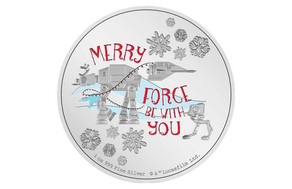 2022 - 1 Oz Silver Proof - Star Wars™ Season’s Greetings
