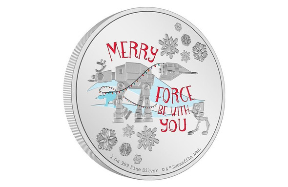 2022 - 1 Oz Silver Proof - Star Wars™ Season’s Greetings