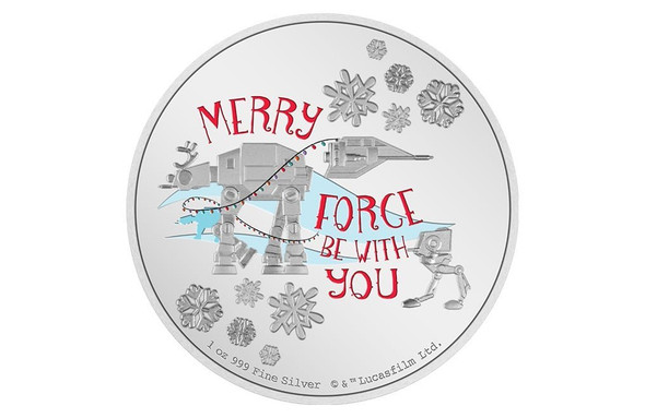 2022 - 1 Oz Silver Proof - Star Wars™ Season’s Greetings