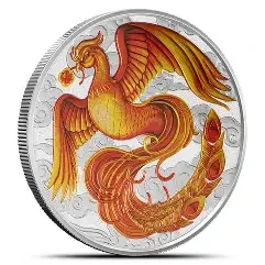 2022 SILVER 1 OZ CHINESE MYTHS &amp; LEGENDS AUSTRALIA.9999 COIN - PHOENIX (TRIO SET)