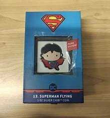2021 NIUE Superman Flying 1oz Silver Proof Chibi Coin DC Comics Series Mint Cond physical Chibi New Zealand Mint