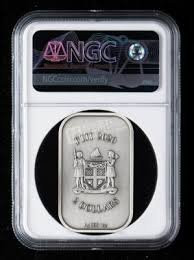 2020 Fiji $2 Dunhuang Sutra Cave 120th Anniversary 1oz Antique Silver Rectangular Coin - NGC-MS70